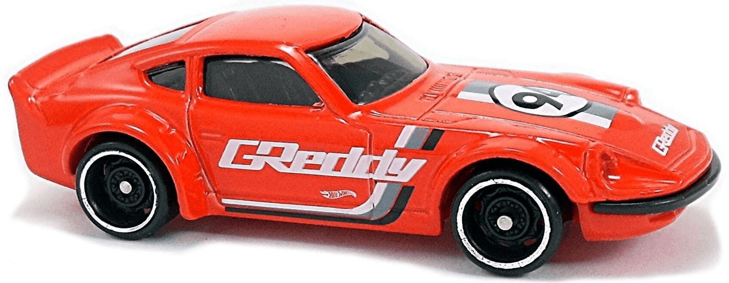 Hot Wheels 2018 - Collector # 244/365 - HW Speed Graphics 9/10 - Nissan Fairlady Z - Red / GReddy - 50th Card