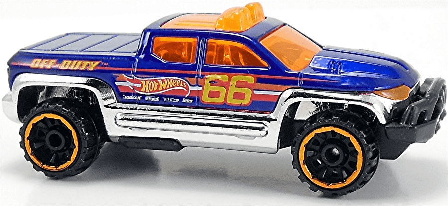 Hot Wheels 2015 - Collector # 116/250 - HW Off-Road / HW Hot Trucks - Off-Duty - Blue - USA 'WIN' Card