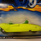 Hot Wheels 2001 - Collector # 222/240 - Outsider (Racing Sidecar Motorcycle) - Fluorescent Yellow - USA Card