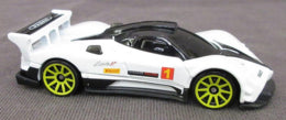 Hot Wheels 2023 - Collector # 072/250 - HW Turbo 1/5 - Pagani Zonda R - White / # 1 - USA