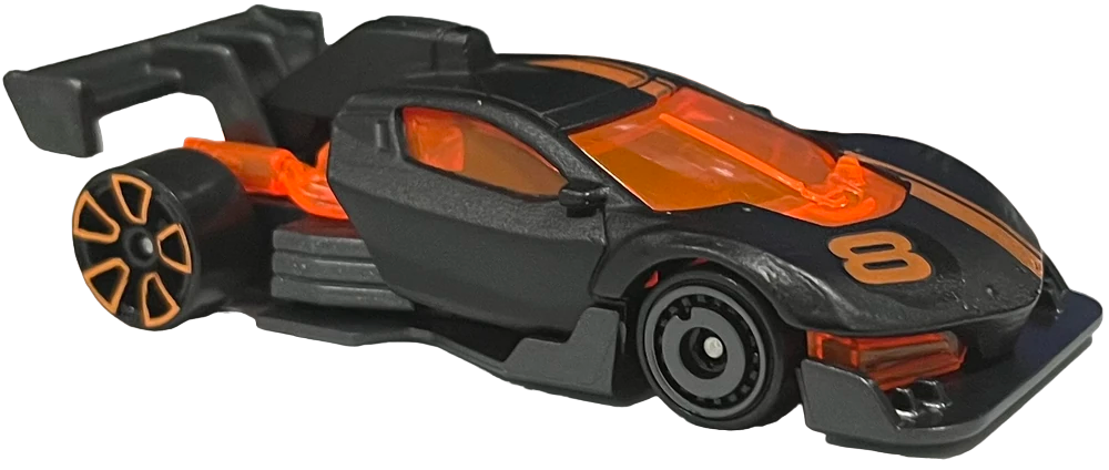 Hot Wheels 2024 - Collector # 026/250 - Rod Squad 01/05 - New Models - Punk Rod - Matte Black - '8' - USA