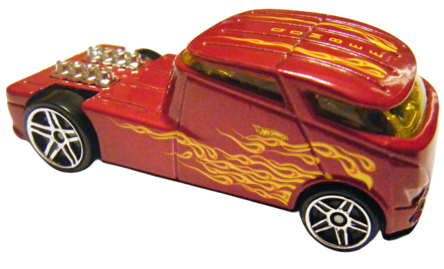 Hot Wheels 2006 - Collector # 017/223 - New Models 17/38 - Qombee - Metalflake Dark Red - USA '07