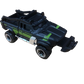 Hot Wheels 2020 - Theme Series / Fast & Furious Spy Racers - Rally Baja Crawler - Black - Green Stripes - Netflix Series