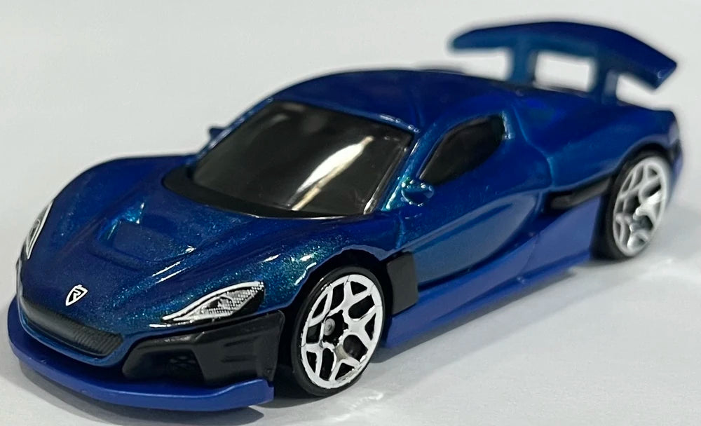 Hot Wheels 2023 - Collector # 070/250 - HW Green Speed 4/10 - Rimac Nevera - Blue - IC