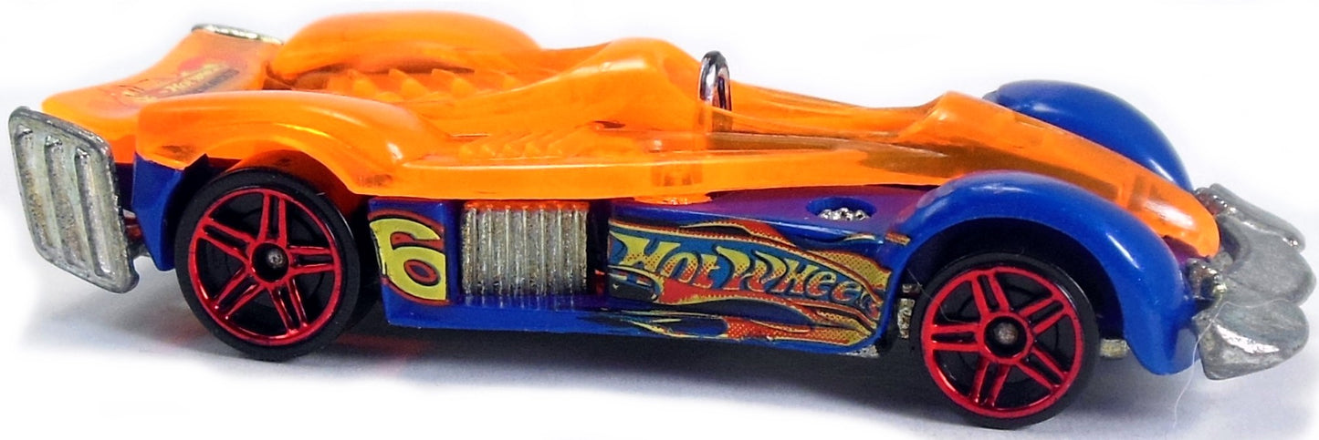 Hot Wheels 2004 - Collector # 178/212 - Track Aces - Road Rocket - Blue - USA Card