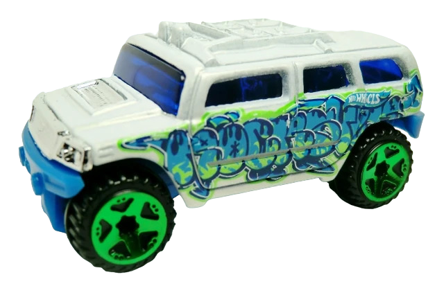 Hot Wheels 2013 - Collector # 037/250 - HW City: Graffiti Rides - Rockster - Pearl White - USA