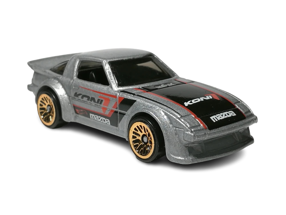 Hot Wheels 2019 - Collector # 167/250 - HW Speed Graphics 2/10 - Mazda RX-7 - Sliver - IC