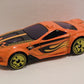 Hot Wheels 2022 - Halloween / Trick or Treat 1/5 - Scorcher - Orange - Skull Wheels - Grocery Stores