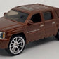 Hot Wheels 2004 - Whips / Team Baurtwell / New School - Cadillac Escalade EXT - Metalflake Brown - Bling 10 Spokes - Includes Display Box - 1 of 30,000 - NEW Casting!