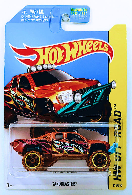 Hot Wheels 2014 - Collector # 135/250 - HW Off-Road / HW Hot Trucks - Sandblaster - Satin Orange - USA