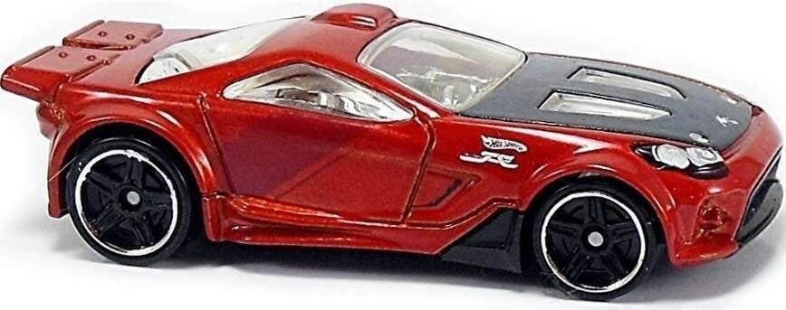 Hot Wheels 2010 - Collector # 005/240 - New Models 05/44 - Scorcher - Metallic Red - Black Hood - USA Card