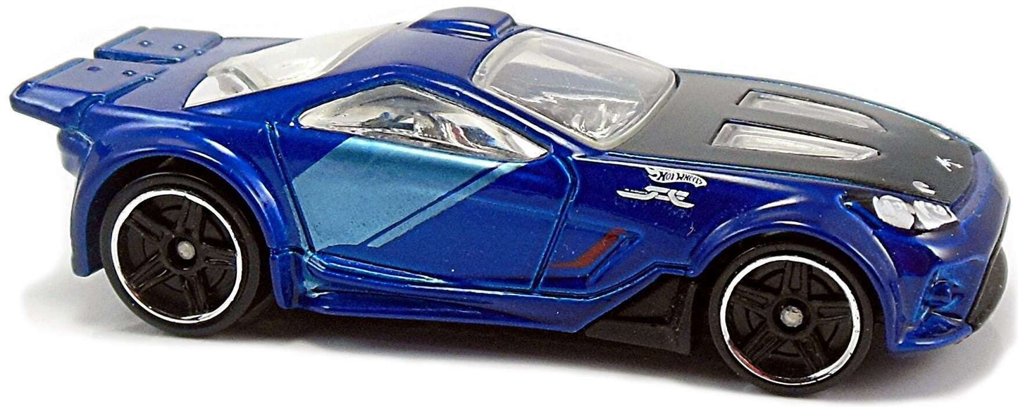 Hot Wheels 2010 - Collector # 005/240 - New Models 05/44 - Scorcher - Blue - Black Hood - USA Card