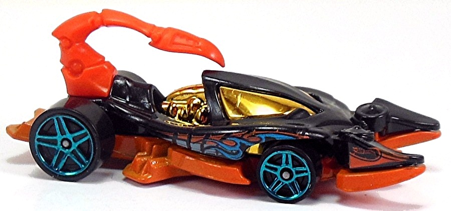 Hot Wheels 2013 - Collector # 052/250 - HW Imagination / Street Pests - Scorpedo - Black - USA Card