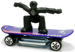 Hot Wheels 2020 - Collector # 154/250 - Olympic Games Tokyo 2020 6/10 - Skate Grom (Skate Brigade, Skate Punk) - Black & Purple