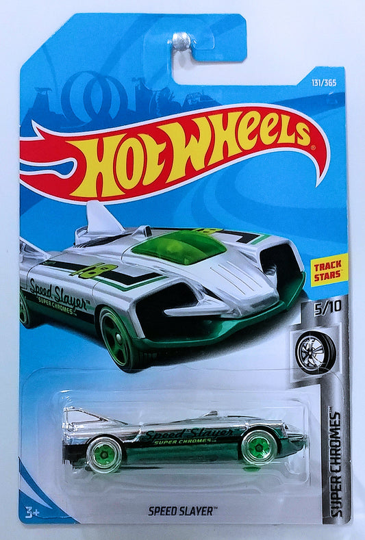 Hot Wheels 2018 - Collector # 131/365 - Super Chromes 5/10 - Speed Slayer - Chrome - IC