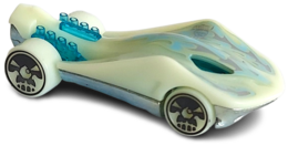 Hot Wheels 2020 - Halloween Series 6/6 - Super Stinger - Glow-in-the-Dark White