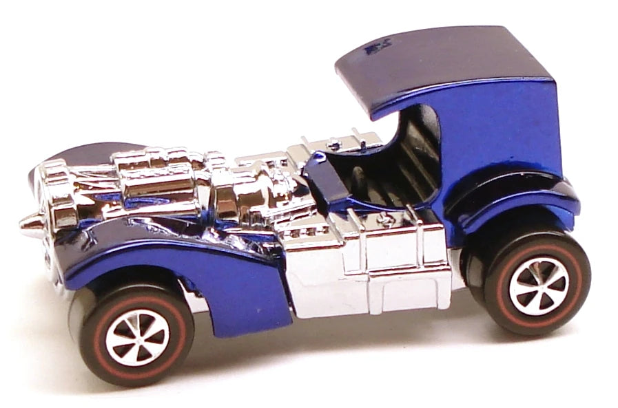 Hot Wheels 2010 - HWC/RLC - Series 9 Neo-Classics 4/6 - Superfine Turbine - Spectraflame Blue - Metal/Metal - Redlines - Limited to 5,000 - Kar Keeper