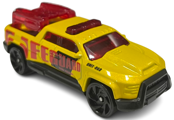 Hot Wheels 2023 - Collector # 230/250 - HW Rescue 06/10 - New Models - Surf Duty - Yellow - USA