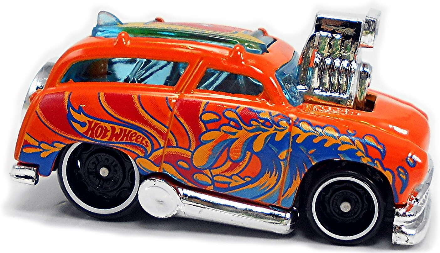 Hot Wheels 2021 - Collector # 066/250 - HW Art Cars 5/10 - Surf 'N Turf - Orange - USA Card