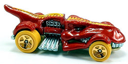 Hot Wheels 2013 - Collector # 066/250 - HW Imagination / Dino Riders - T-Rextroyer - Red - 5SP Wheels - USA Card