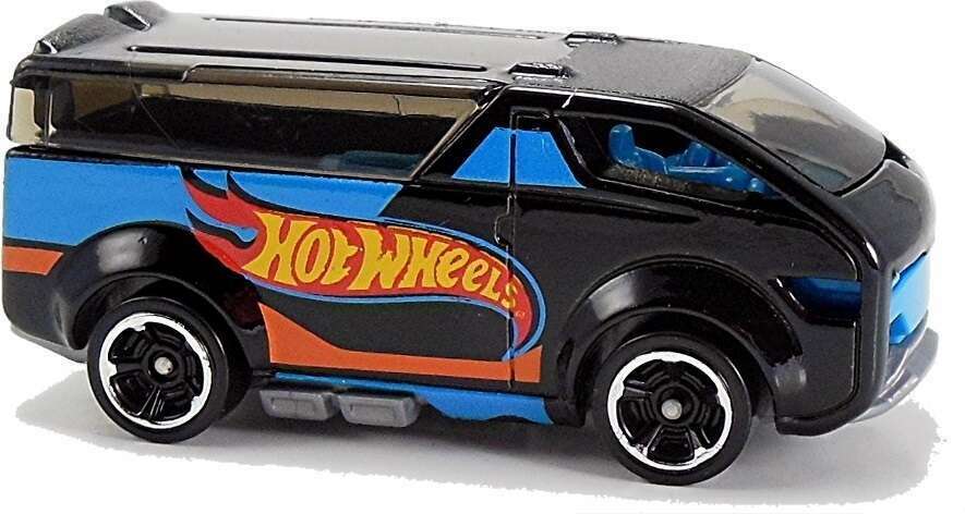 Hot Wheels 2015 - Collector # 128/250 - HW Race / HW Race Team - Vanster - Black - USA 'Showdown' Card