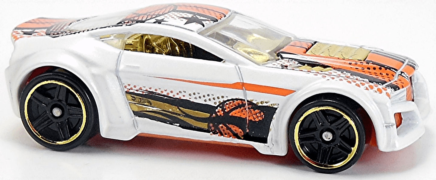 Hot Wheels 2015 - Collector # 067/250 - HW City / All Stars - Torque Twister - White - USA 'Showdown' Card