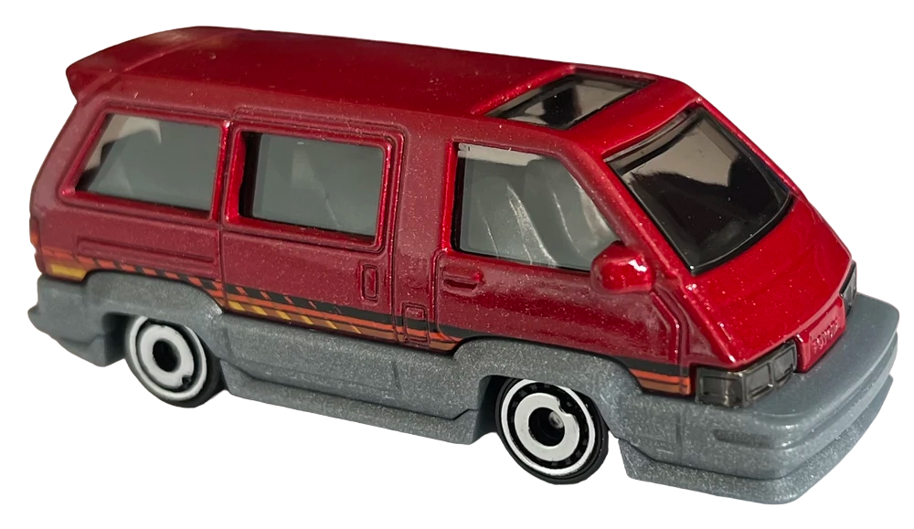 Hot Wheels 2022 - Collector # 173/250 - HW J-Imports 7/10 - New Models - 1986 Toyota Van - Metalflake Dark Red - USA