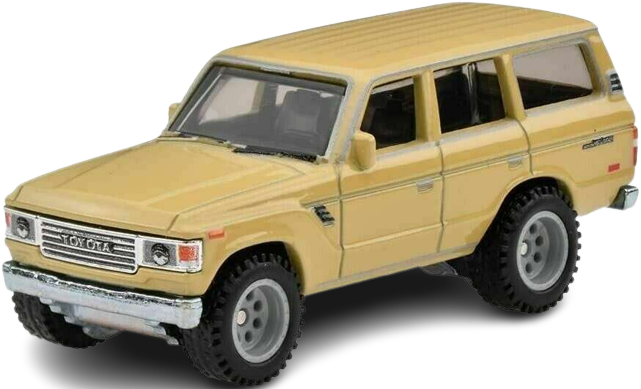 Hot Wheels 2023 - Premium / Fast & Furious # 2/5 - Hobbs & Shaw - Toyota Land Crusier FJ60 - Tan - Metal/Metal & Real Riders