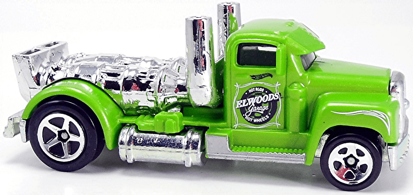 Hot Wheels 2015 - Collector # 002/250 - HW City / HW City Works / New Models - Turbine Time - Green - USA Card