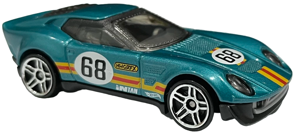 Hot Wheels 2024 - Collector # 051/250 - HW Turbo 01/05 - El Segundo Coupe - Teal - '68' - Unleashed 2: Turbocharged - IC