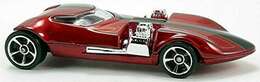 Hot Wheels 2014 - Collector # 221/250 - HW Workshop: Then and Now - Twin Mill - Red / Black Stripe - Toys R Us Exclusive - USA Card