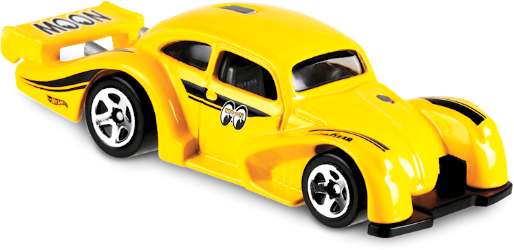 Hot Wheels 2019 - Collector # 046/250 - Volkswagen 1/10 - Volkswagen Käfer Racer - Yellow - USA