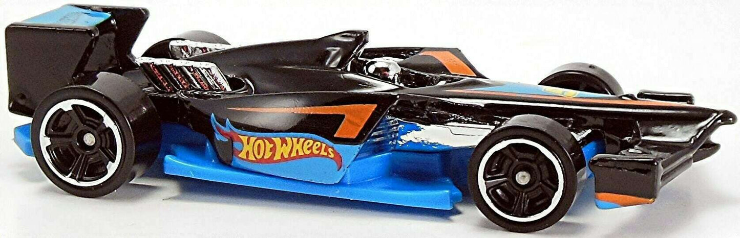 Hot Wheels 2015 - Collector # 135/250 - HW Race / HW Race Team / New Models - Winning Formula - Black - USA 'Showdown' Card