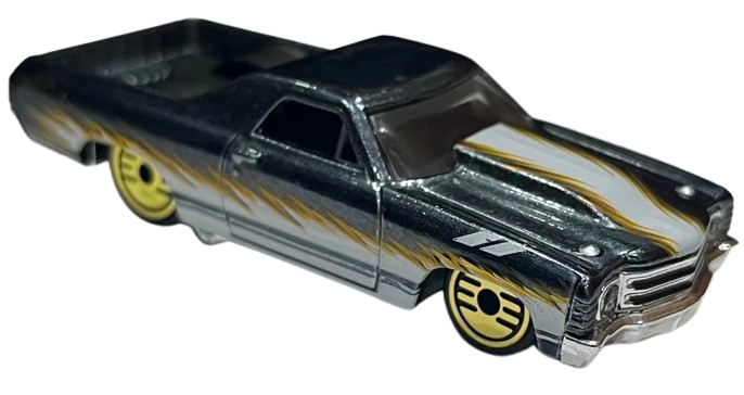 Hot Wheels 2023 - Ultra Hots 7/8 - '71 El Camino - Spectraflame Dark Steel Blue - Ultra Hot Wheels - Target Exclusive