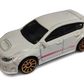 Hot Wheels 2023 - Collector # 021/250 - J-Imports 02/10 - Sabaru WRX STI - White - Pink Stripes on Side - IC