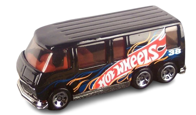 Hot Wheels 2006 - Collector # 208/223 - GMC Motorhome - Black / Red HW Logo - USA '07 Instant Win Card