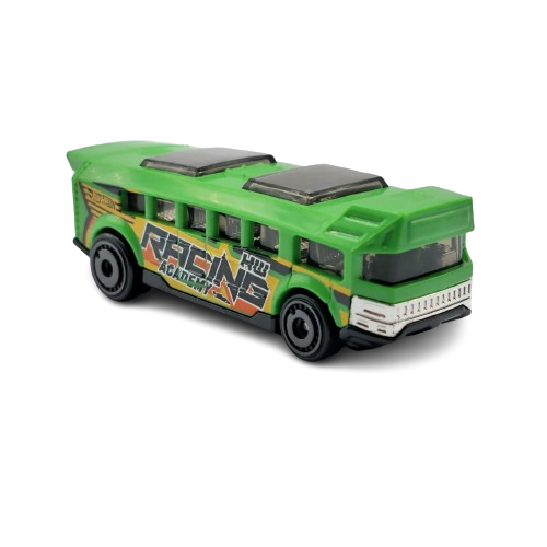 Hot Wheels 2024 - Collector # 005/250 - HW Fast Transit 01/05 - Hot Wheels High - Green - 'HW Racing Academy' - IC