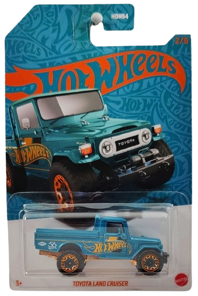 Hot Wheels 2024 - 56th Anniversary 2/6 - Toyota Land Cruiser - Turquoise & Copper - Drug & Discount Stores Exclusive