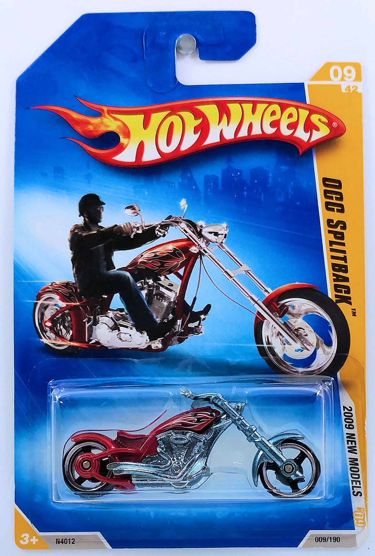 Hot Wheels 2009 - Collector # 009/190 - New Models 9/42 - OCC Splitback - Red - USA Card