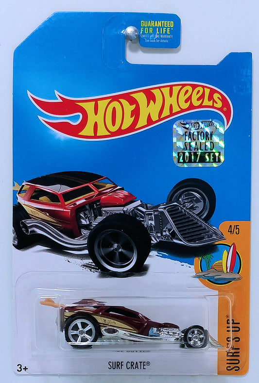 Hot Wheels 2017 - Surf's Up 4/5 - Hidden Super Treasure Hunt - Surf Crate - FS