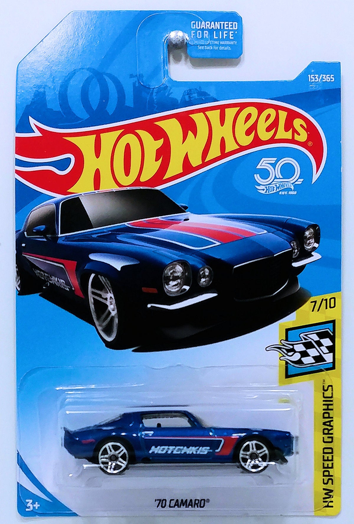 Hot Wheels 2018 - Collector # 153/365 - '70 Camaro