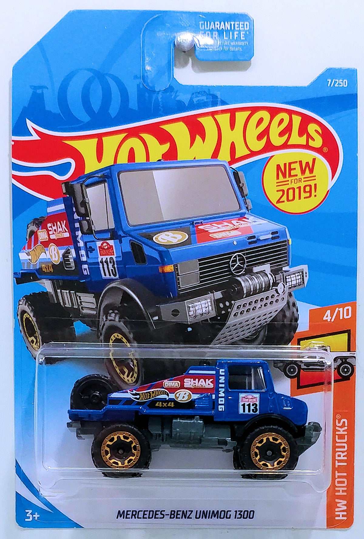 Hot Wheels 2019 - Collector # 007/250 - Mercedes-Benz Unimog 1300 – KMJ ...