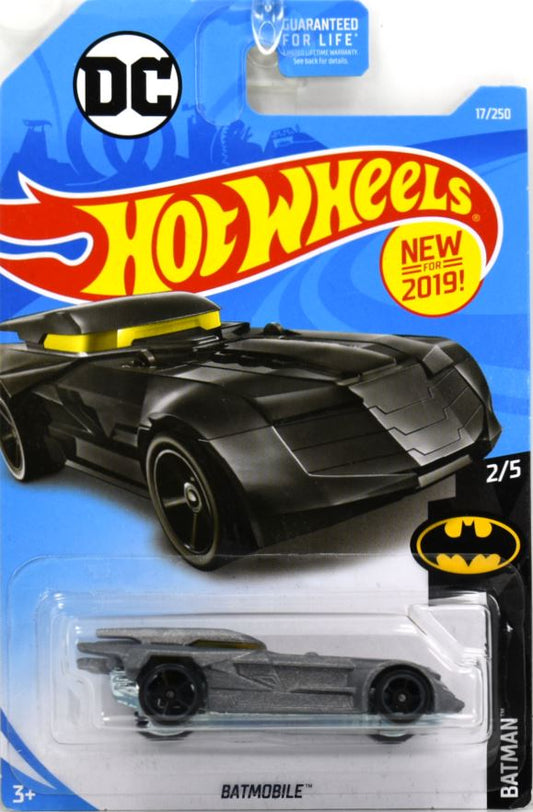 Hot Wheels 2019 - Collector # 017/250 - Batman 2/5 - New Models - Batmobile - Gray - USA