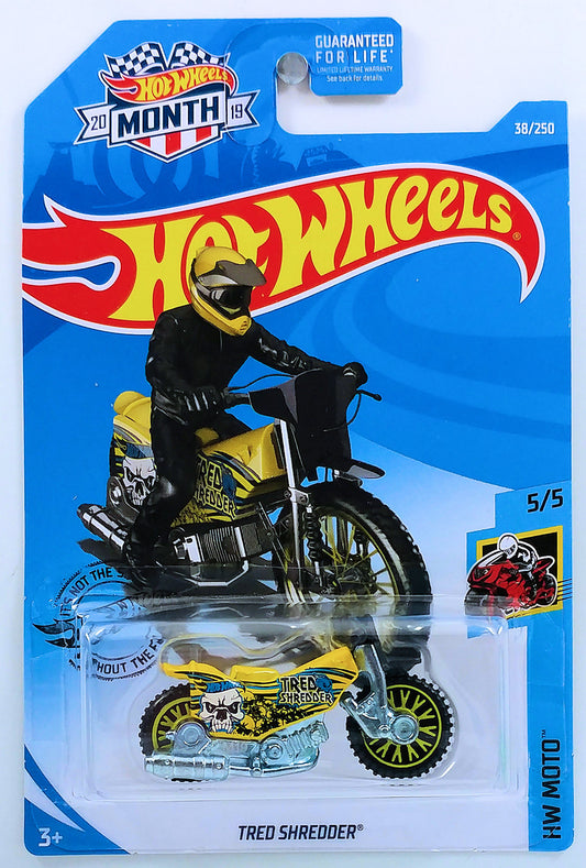 Hot Wheels 2019 - Collector # 038/250 - Tred Shredder - USA 'Month' Card