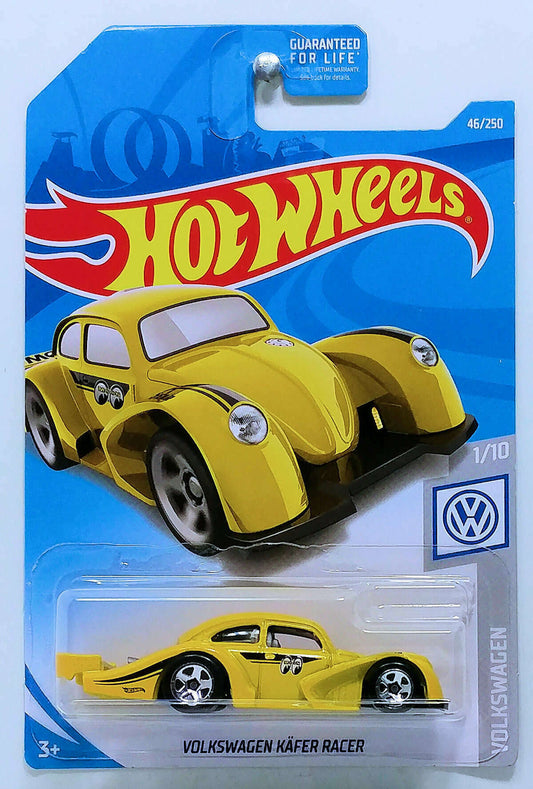 Hot Wheels 2019 - Collector # 046/250 - Volkswagen 1/10 - Volkswagen Käfer Racer - Yellow - USA