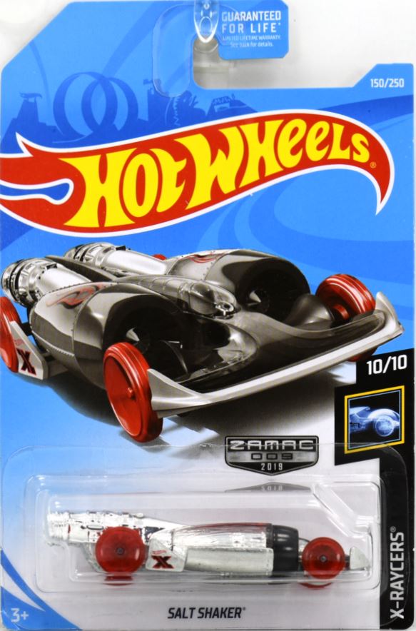 Hot Wheels 2019 - Collector # 150/250 - X-Raycers 10/10 - Salt Shaker - Zamac - USA Card - Walmart Exclusive