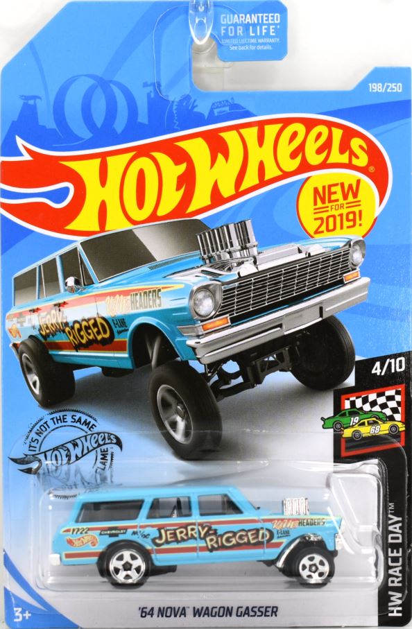 Hot Wheels 2019 - Collector # 198/250 - '64 Nova Wagon Gasser