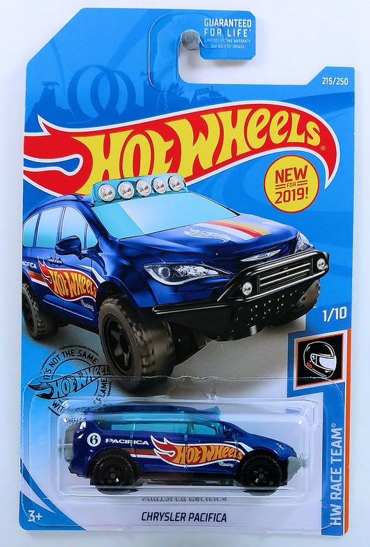 Hot Wheels 2019 - Collector # 215/250 - HW Race Team 1/10 - New Models - Chrysler Pacifica - Dark Blue - USA