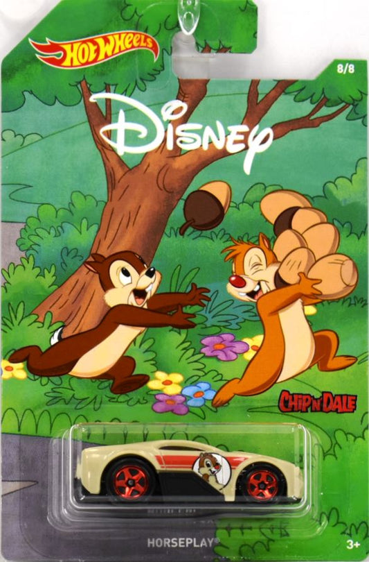 Hot Wheels 2019 - Disney 8/8 - Horseplay - Tan / Chip & Dale