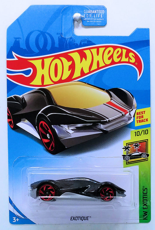 Hot Wheels 2018 - KMart Exclusive -  HW Exotics 10/10 - Exotique - Black